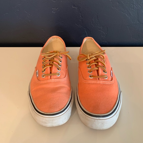 peach pink vans